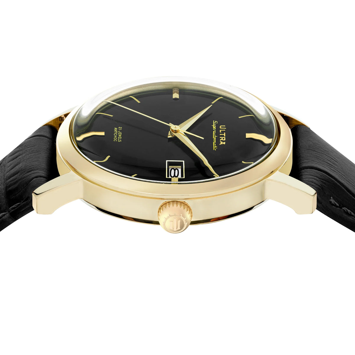 Ultra 1911 Superautomatic Croc Gold Night automatic watch - side view