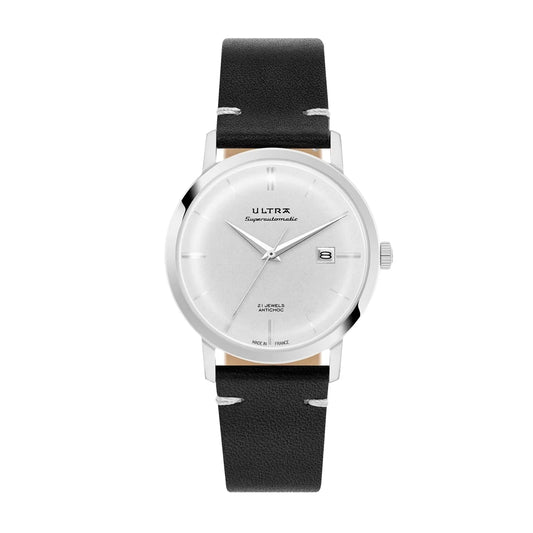 Ultra 1911 Superautomatic Cuir White Escape automatic watch - front view