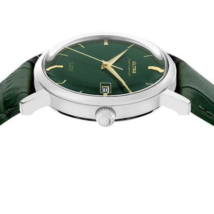 Ultra 1911 Superautomatic Croc Silver Forest automatic watch - side view