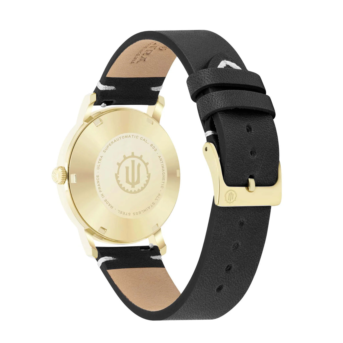Ultra 1911 Superautomatic Cuir Golden Dreams automatic watch - case back view