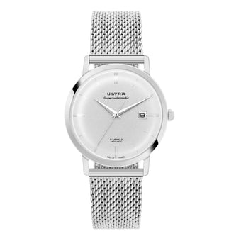 Ultra 1911 Superautomatic Maille Pure Silver automatic watch - front view