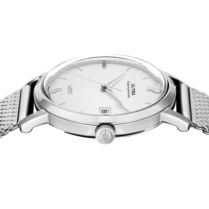 Ultra 1911 Superautomatic Maille Pure Silver automatic watch - side view