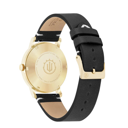 Ultra 1911 Superautomatic Cuir Black Sun automatic watch - case back view