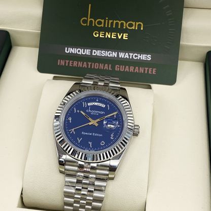 Chairman Geneve Special Edition Men's quartz Watch - 1 Year Warranty