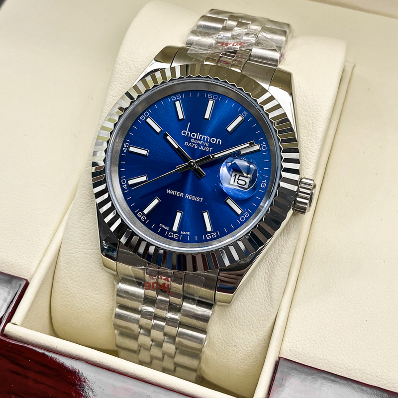 Chairman Geneve Date Just Men's watch (1 year Warranty)