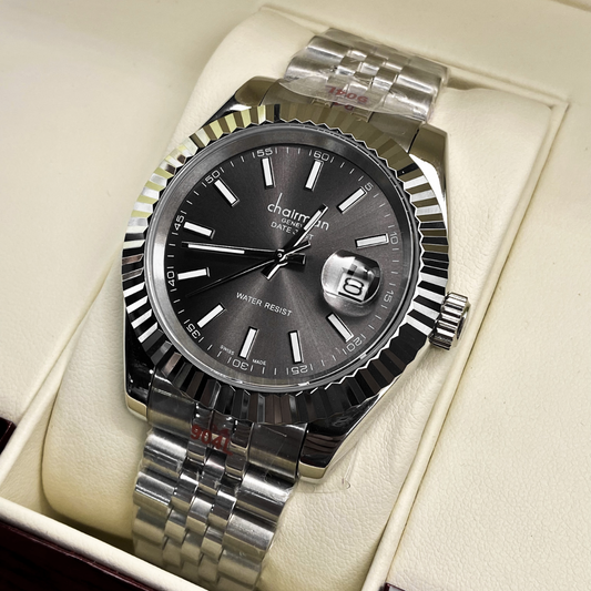 Chairman Geneve Date Just Men's watch (1 year Warranty)