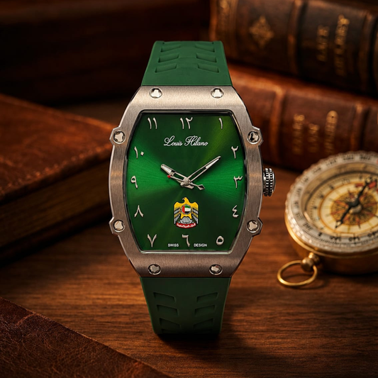 UAE Special Edition Watch | Green Dial |  Louis Hilano
