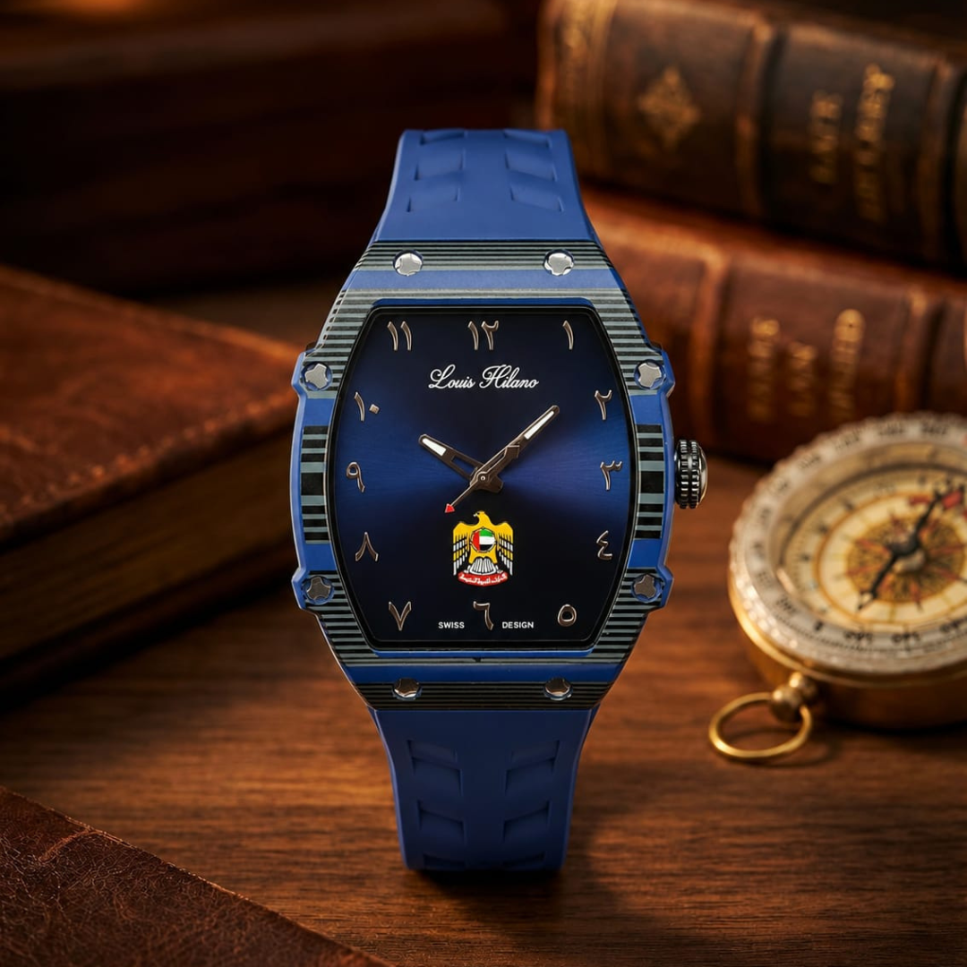 UAE Special Edition Watch |Blue Dial |  Louis Hilano 
