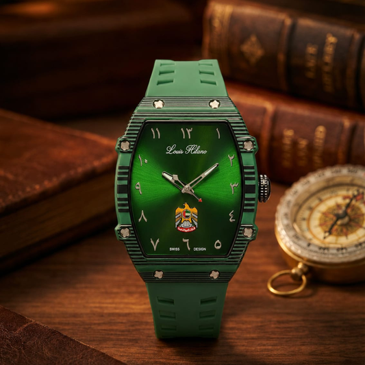 UAE Special Edition Watch | Green Dial |  Louis Hilano